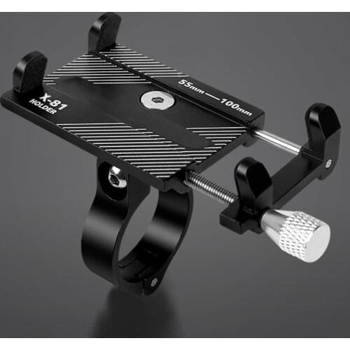 Aluminum Bicycle Phone Holder For Smartphone Adjustable Support GPS Bike Phone Stand Mount Bracket