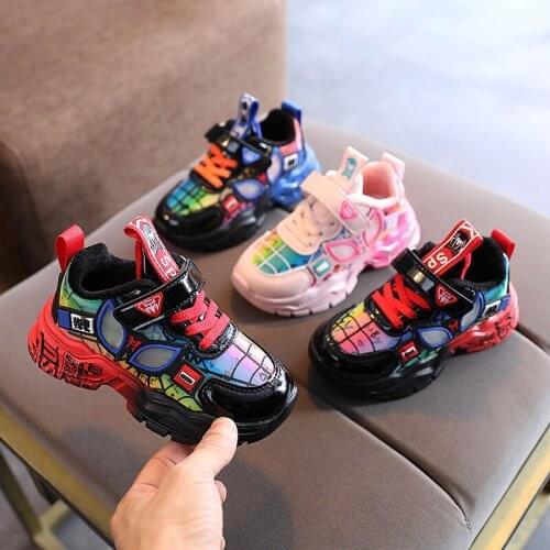 Disney childrens cartoon spiderman boys and girls non-slip soft sole casual shoes sports shoes student running Princess shoes