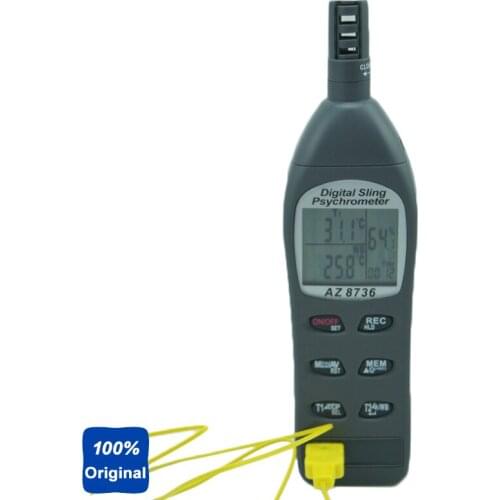 Hygrometer-single K Digital Sling Psychrometer Temperature Humidity Meter AZ8736