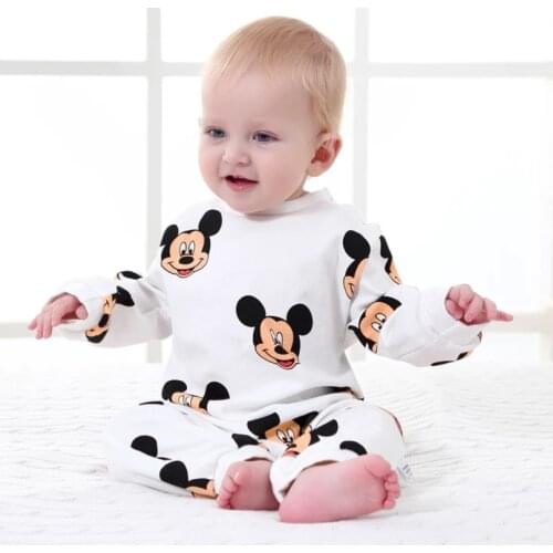 Disney Baby Rompers Baby Boy Clothes Girls Clothing Newborn Infant Jumpsuit Winter Mickey Outfits Cartoon Onesies Baby Clothes