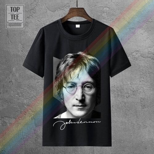 John Lennon Sketch Licensed Adult T Shirt