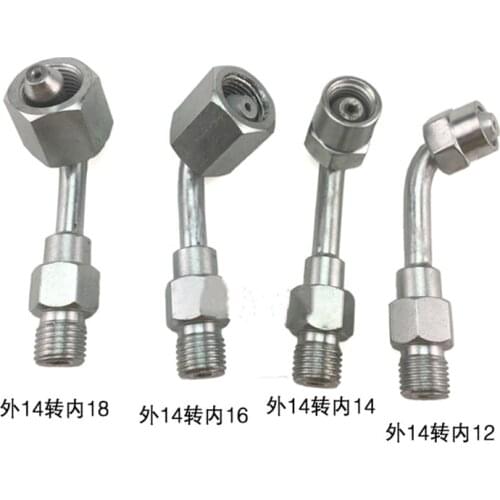 M12 M14 M16 M18 oil tub e conversion joint common rail injector connect joint to the common rail tube, bent oil tube pipe