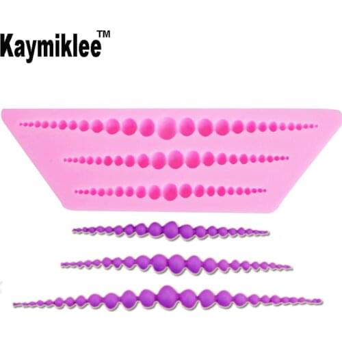 M152 3D Pearl Beads Silicone Mold Fondant Mould Cake Decorating Tools Chocolate Gumpaste Mold, Sugarcraft, Cake Decorating Set