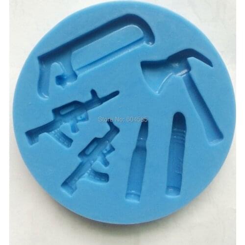 Small Tools Gun F0210 Silicone Fondant Mold