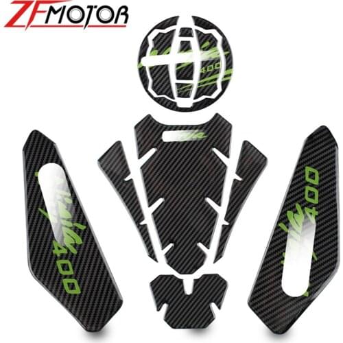 New Motorcycle Tank Pad Protector Sticker Decal Gas Fuel Case Protection For Kawasaki NINJA400 NINJA 400 Z400 Z 400