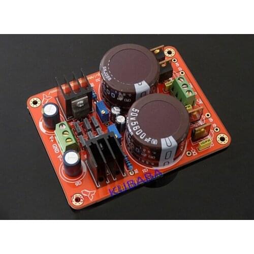 New Assembled LM317 / LM337 Dual Power Adjustable Regulated Power Supply Board