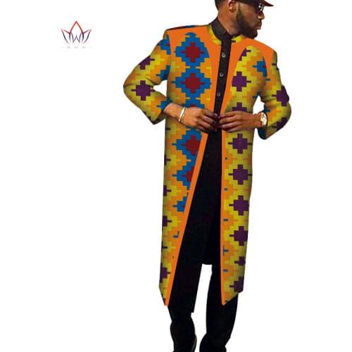 New 100% Cotton Dashiki African Clothes Men Long Top Shirts Bazin Riche Mens Shirts Traditional African Design Clothing WYN789