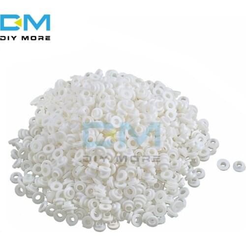NEW 1000pcs TO-220 insulation tablets circle Bushing TO - 220 Plastic Insulation Washer M3 transistor pads