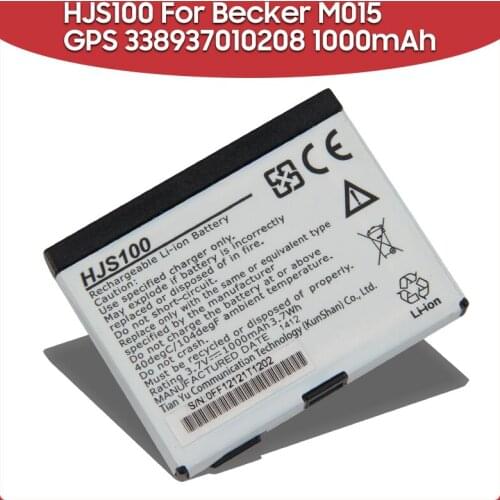 Original Replacement Battery 1000mAh HJS100 For Becker HJS100 HJS-100 M015 GPS 338937010208 Batteries