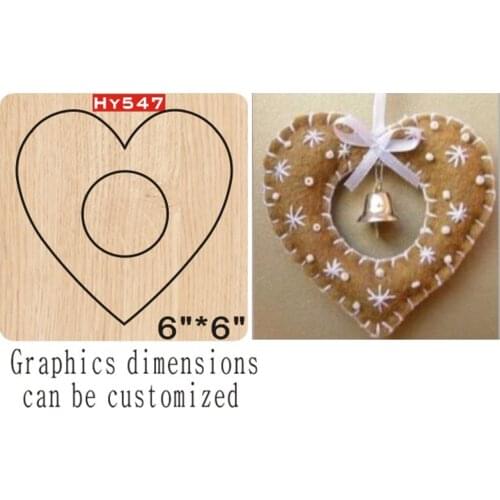 Heart-shaped cutting dies 2019 die cut &wooden dies Suitable for common die cutting machines on the market