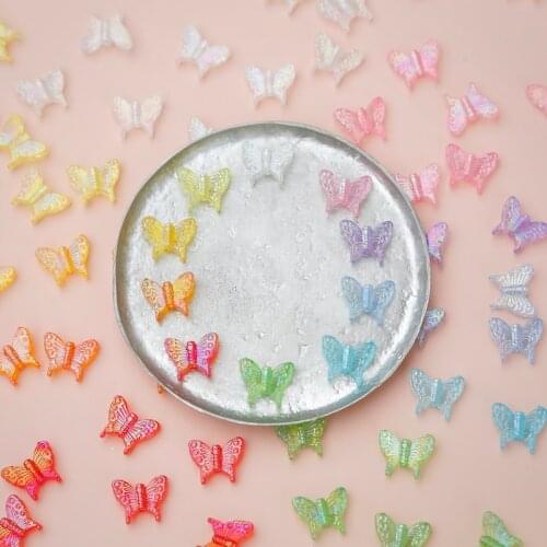 Showa interesting butterfly element acrylic beads DIY retro necklace bracelet jewelry accessories homemade earrings material
