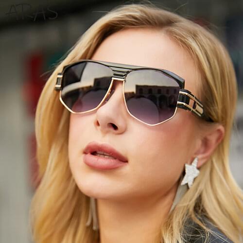 2021 Retro Steampunk Sunglasses Women Men Trendy Vintage Punk Male hexagon Big Frame Sun Glasses Brand Designer Eyewear Lunettes