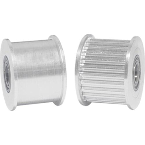 25 Teeth HTD3M Idler Pulley Tensioner, Bore 6mm, With Bearing Guide Regulating Synchronous, HTD3M Pulley 25T 25teeth