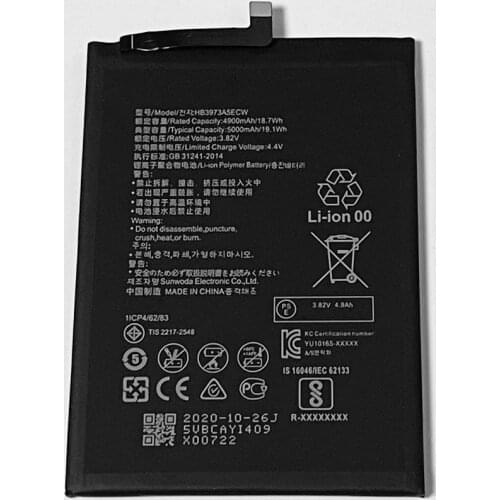 3.82V 5000mAh HB3973A5ECW For Huawei Honor Note 10 RVL-AL09 Battery
