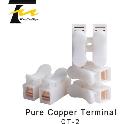 50pcs Pressure Type Copper Terminal Power Cord Quick Couplings Wire Connectors Pressure Post Household Wire Quick Couplings