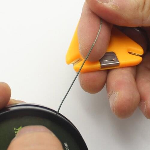 1 PCS Tool for Carp Fishing Coated Braid Stripper Rig Tool Remove Coated Hooklink Line Cutter Feeder Fishing Tackle Accessory