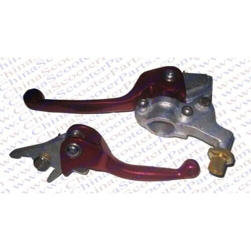 ASV Clutch Brake Lever 50CC 70CC 90CC 110CC 125CC 140CC 150CC 200CC CRF KLX Apollo Xmotos Kaya Dirt Pit Bike Parts Red