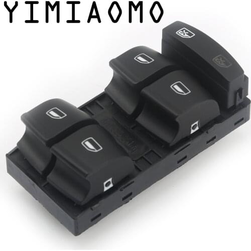 Car Auto Master Power Window Switch Window Lifter Control Switch 12V 4F0959851D For Audi A6 S6 Avant Quattro RS6 4F0 959 851 G
