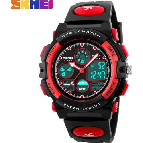 SKMEI Children Watches Cute Kids Sports Cartoon Watch For Girls Boys Waterproof Childrens Digital LED Wristwatches