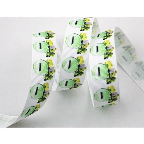 Perfume bottle printed grosgrain ribbon 16-75mm DIY handmade materials christmas wedding gift wrap tape ribbons