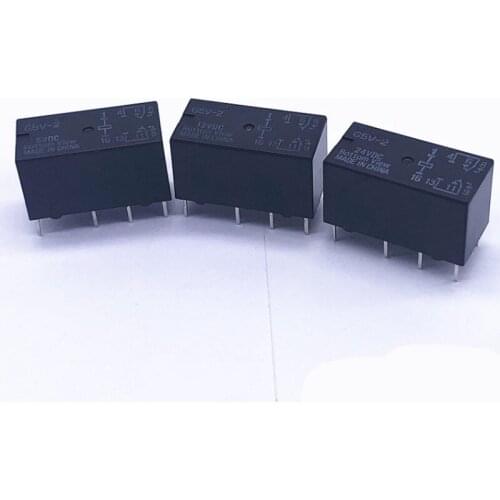 G5V-2 DC24V 8Pin DPDT PCB Mount Low-cost Signal Relay 10pcs/Lot