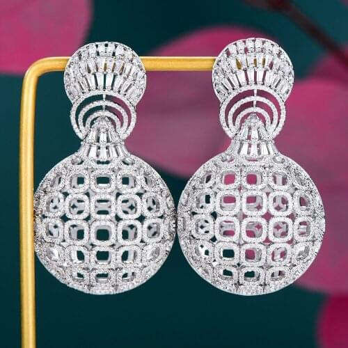 Missvikki NEW TRENDY ROUND BALL Drop Dangle Earring For Women Bridal Earring aretes de mujer modernos Fashion Gift 2022 Hot