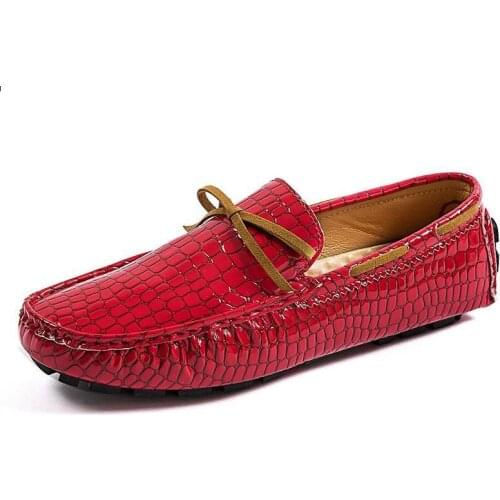 Leather Loafers Men Big Size 48 47 Luxury Brand Wedding Moccasins Slip On Mens Driving Shoes Italian Designer Casual Sneakers