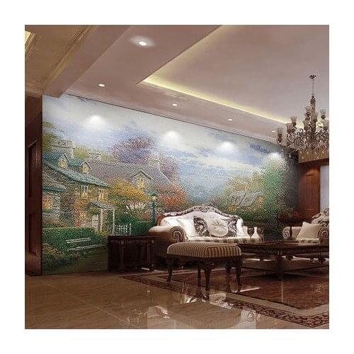 European Natrual scenery Papel Mural Wallpaper 3d wall mural for living room TV background 3d photo mural Papel de parede