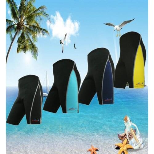 New 1.8mm Mens Diving Shorts Snorkeling Pants Tight Surfing Pants SCR Swimming Pants Windsurfing Kayaking Water Sports Pants