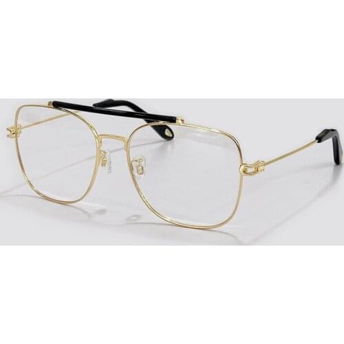 New Fashion All-Match Square Women Men Spectacle Eyeglass Luxury Brand Designer Alloy Acrylic Optical Frame Gafas De Mujer