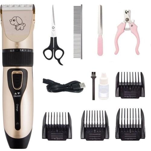 Rechargeable Dog Hair Trimmer USB Charging Electric Scissors Pet Hair Trimmer Animals Grooming Clippers Dog Hair Cut Machine