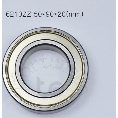 6210 6210ZZ 50*90*20mm 1Piece bearings CHROME STEEL DEEP GROOVE BEARING 6210 6210Z 6210ZZ