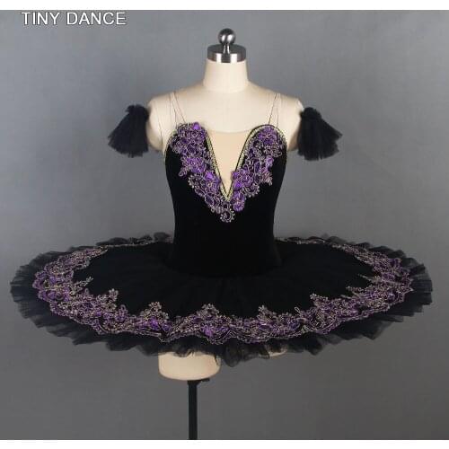 Professional Pancake Style Ballet Dance Tutu for Child and Adult Solo Dance Performance Tutus Ballerina Costume 11 Size BLL087-2