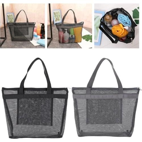 T21D Mesh Shower Caddy Tote Bag Hanging Portable Toiletry Bag for Men and Women College Dorm Essentials Quick Dry Organizer