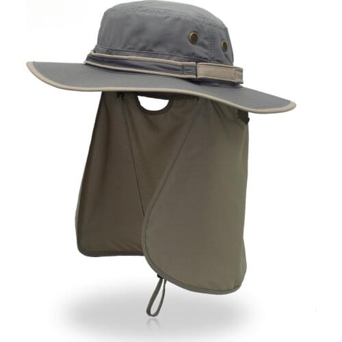 Sun protection and refreshing protection for men and women fisherman hat spring and summer outdoor UV round brim hat