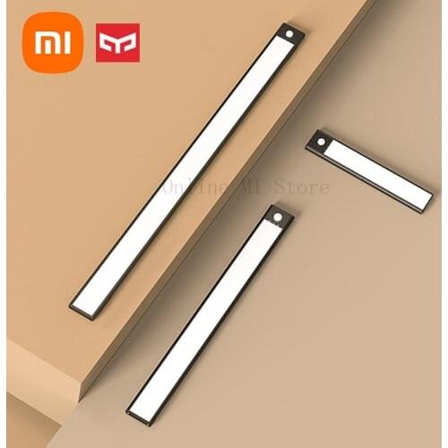 Xiaomi YEELIGHT Induction Night Light LED Smart Human Motion Sensor Light Bar Rechargeable Wardrobe Cabinet Corridor Wall Lamps