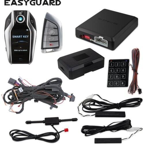 EASYGUARD CAN BUS lcd remote fit for E86,E89,E81,E82,E87,E88,E90,E91,E92,E93,E84,E83,F25,E70,E60,E61,E64 plug&play pke kit