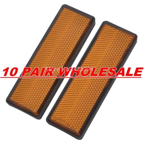 10 PAIR WHOLESALE Front Fork Leg Reflector Reflective Sticker For Ducati Monster 600 696 795 821 796ABS 1200S 1100 Hot New