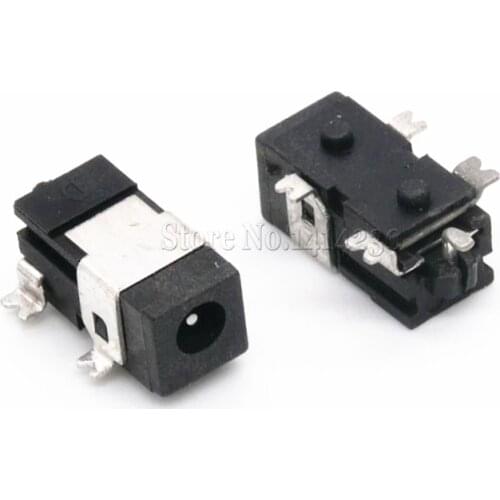 10PCS DC Power Socket Jack DC-011C DC011C 2.5x0.7mm SMT 5 pins 2.5mmx0.7mm
