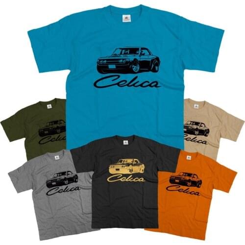 2019 Hot Sale Mens Classic Japanese car fans Celica TA22 TA23 Retro JDM Drift T Shirt Tee shirt