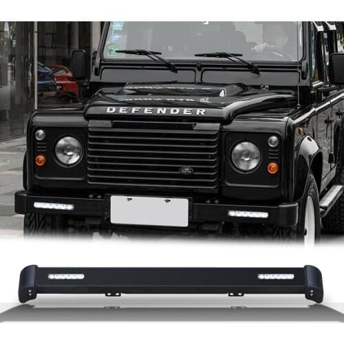 4x4 Accessories Front Bumper with led lights for Land rover Defender 90 110 Accessories Original Type Bumper