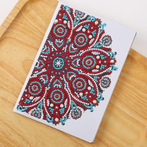 5D Diamond Painting Notebook Special Shaped New Arrivals Mandala Diamond Embroidery Sale A5 Diary Book Mosaic Pictures Gift