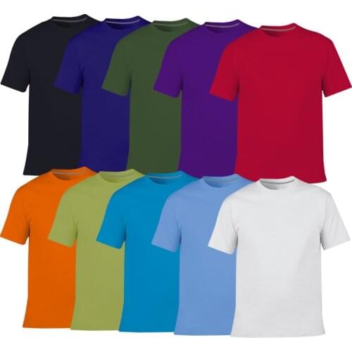Free Ship T-Shirts Men 100% Cotton Male Straight Tshirts Women Basic Casual Short/Long Summer Female Tee Shirt Children Youth