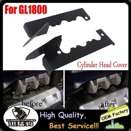 Black For Honda Goldwing GL1800 2018 2019 2020 Motorcycle Cylinder Head Cover Free shipping