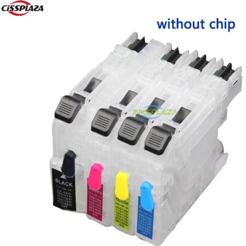 CISSPLAZA 4 x LC123 lc103 lc563 refill ink cartridge compatible for brother DCP-J4110DW MFC-J4410DW MFC-J4510DW MFC-J4610DW