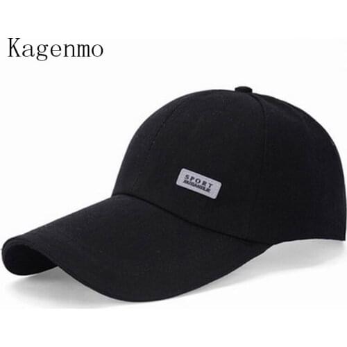 Kagenmo New Arrive Summer Relaxing Baseball Cap Male Female Summer Sunscreen Baseball Hat Long Brim Sun Visor