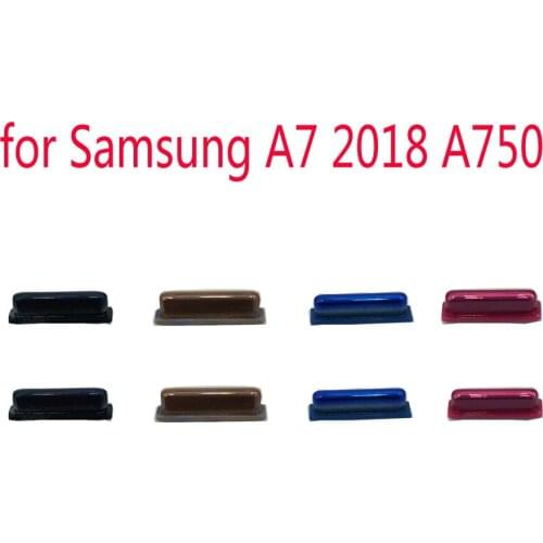 Phone Power Volume Button For Samsung A7 2018 A750 Galaxy A750F A750FN A750G A750GN Original Phone New Housing On Off Side Key