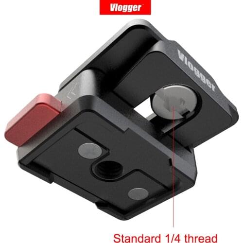 Quick Release Clamp Plate fast loading seat Monitor Bracket Stand Head Platform Mount Base Camera for DSLR Camera Mic monitor