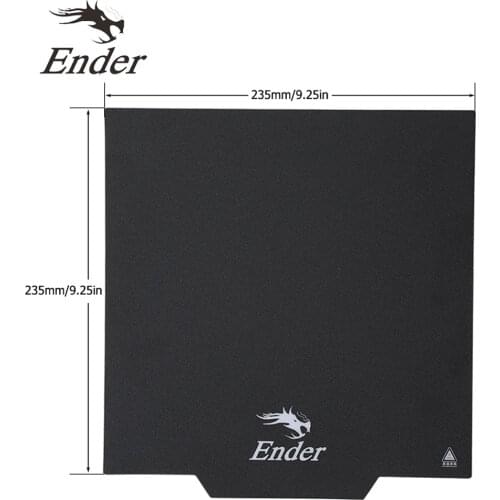 Creality 3D Ender-3 Magnetic Build Surface Plate Sticker Pads Ultra-Flexible Removable 3D Printer Heated Bed Cover 235*235mm