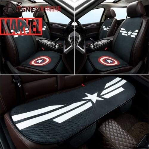 Disney Marvel Captain America Car Seat Single Seat Monolithic Cool Pad Cartoon Cute Car Pad